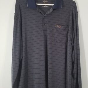Greg Norman for Tasso Ella Play Dry Long Sleeve Polo. Size Large. 100% Polyester
